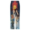 thumbnail image 5 of Howls Moving Castle Mens Pajama Pants Microfleece Pajama Bottoms Sleepwear PJ Sleep & Lounge Pants, 5 of 7