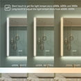 thumbnail image 5 of ANGELES HOME 20"x30" LED Mirrored Bathroom Cabinet, Mirror Medicine Cabinet with Lights, Defogger, Dimmable, Memory function, Outlets & USB, Surface Mounted Only, Left Opening Door, 5 of 12
