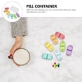 thumbnail image 3 of KAKOWELY Pill Case 1pc 14 Grids Medicine Box Portable Pill Box Storage Container (Assorted Color)5.63"X3.7"X1.57", 3 of 5