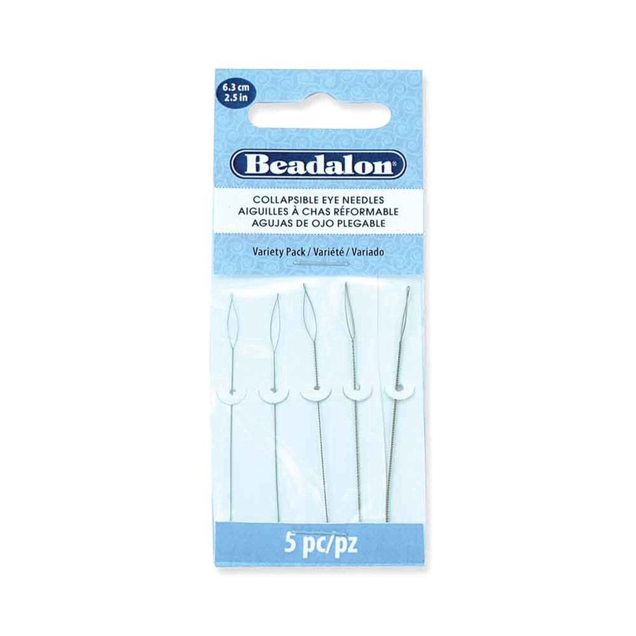700K-120 BEADALON COLLAPSE EYE NEEDLE ASTD 2 5