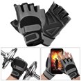 thumbnail image 4 of Guantes antideslizantes de medio dedo ideales para ciclismo, fitness, levantamiento de pesas y deportes al aire libre, 4 of 8