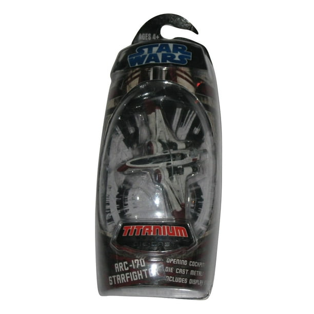 Star Wars Titanium Series (2008) Hasbro Die-Cast ARC-170 Starfighter Toy Star Wars Titanium Series (2008) Hasbro Die-Cast ARC-170 Starfighter Toy