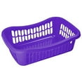 thumbnail image 2 of YBM Home Plastic Storage Basket Bin and Drawer Organizer, Purple, 2 of 2