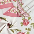 thumbnail image 4 of Oval Tablecloth 60 x 102 Inch, Pink Vintage Floral Oval Table Cloth, Waterproof Wrinkle Free Oval Table Cover for Indoor Outdoor Kitchen Dinning Room, 4 of 6