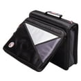 thumbnail image 3 of Case It 1.5" D-Ring Zipper Binder with Removable Tablet Pouch, Red, LT-207, 3 of 6