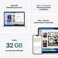 thumbnail image 5 of Apple MacBook Air 13” M5 2026 10-Core CPU 8-Core GPU 16GB RAM 512GB SSD macOS Sky Blue Teclado Retroiluminado Touch ID, 5 of 5