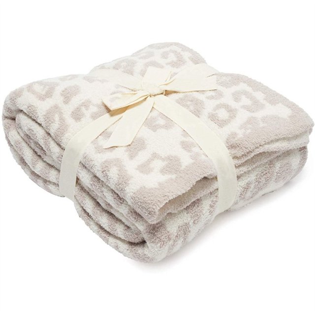 Wild Leopard Throw Soft Blanket Comfy Cozy Warm Fluffy Fall Winter for Chair Bed Sofa Couch Travel Gift