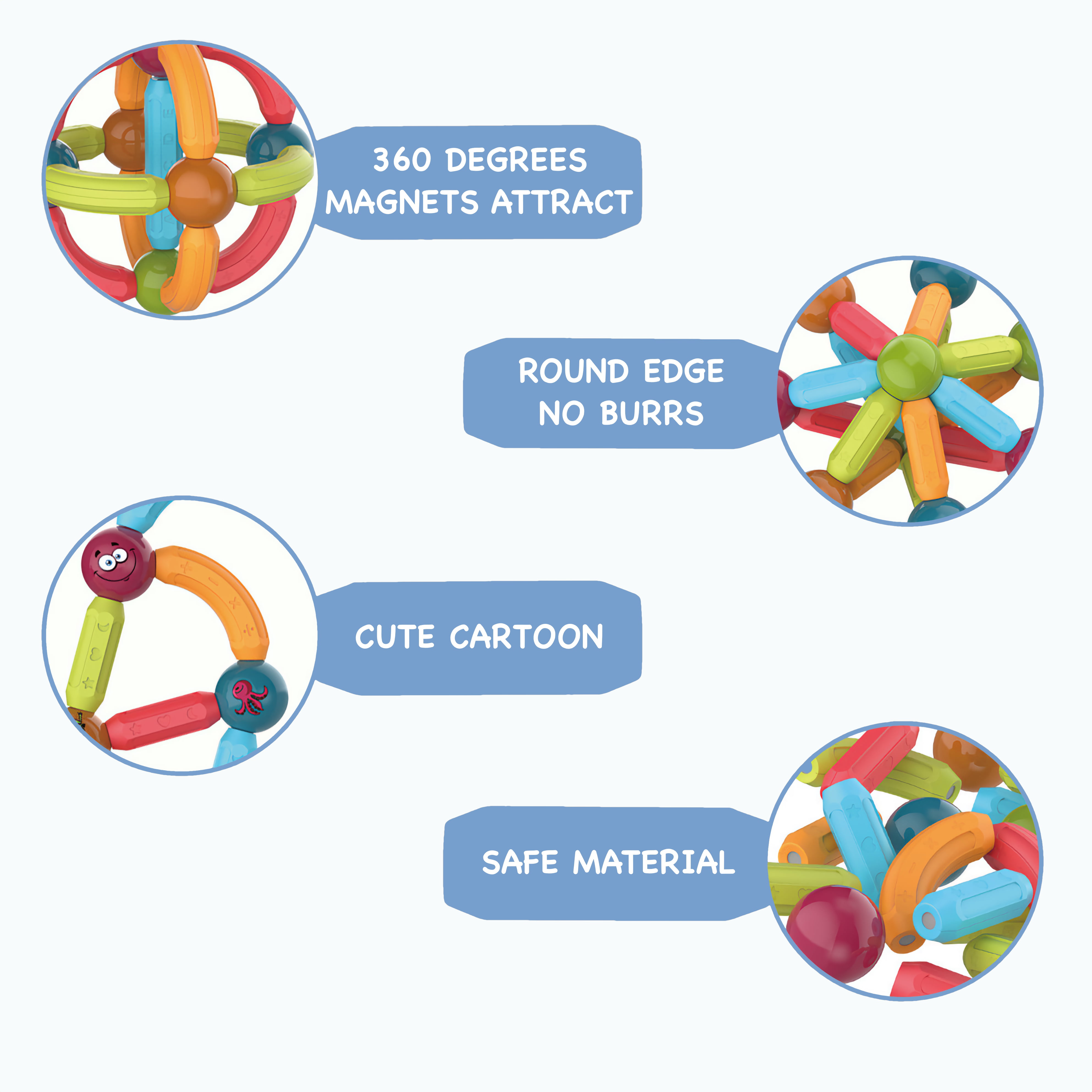 Multi-Molding Magnetic Balls - KidsBaron