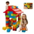 thumbnail image 6 of MassBricks Jumbo Plastic Building Blocks, 86 Pieces, Age 1 - 8, 6 of 7