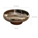 thumbnail image 2 of Frutero de cristal con base de madera, ideal for servir en la mesa del comedor o la sala de estar., 2 of 8