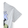 thumbnail image 5 of Marvel Hulk Toddler Boys Graphic Tee with Short Sleeves, Sizes 12M-5T, 5 of 5