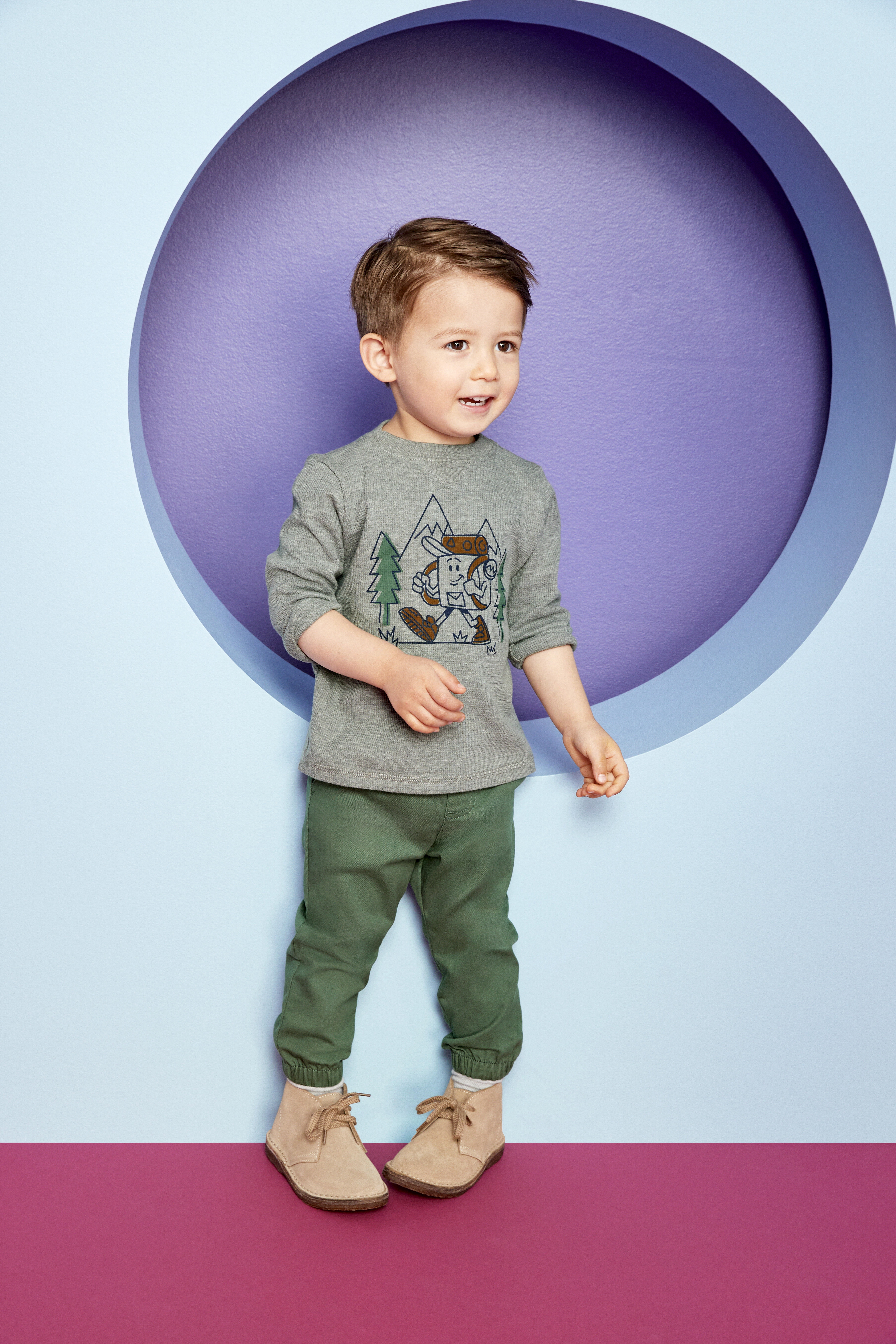 Garanimals Toddler Boys Twill Jogger Pants, Sizes 18M-5T