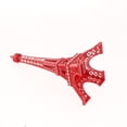 thumbnail image 4 of Estatua de modelo de Torre Eiffel Macarena decoración de pasteles L_Red, 4 of 8