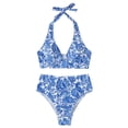 thumbnail image 2 of Warop Women's Push-Up Bikini Set, High-Waisted with Adjustable Drawstring, Supportive Swimwear for Beach, Pool, and Vacation, 2 of 7