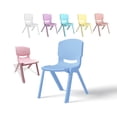 thumbnail image 1 of Kit 10 Sillas Infantiles de Plástico Resistente Colores Pastel, 1 of 1