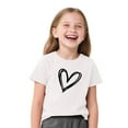thumbnail image 2 of Boys Girls Summer T Shirts Short Sleeve Crew Neck Tee Casual Loose Printed T-Shirts Kids Breathable Tops, 2 of 5