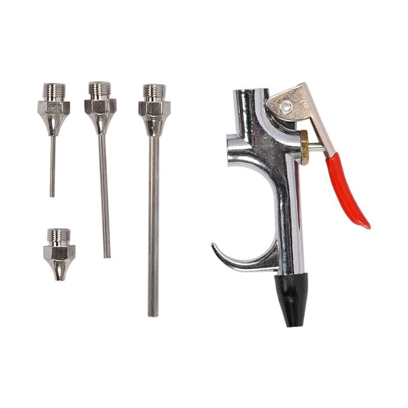 Air Blow Kit Air Compressor Nozzle Tip Needle Inflation Blower Air