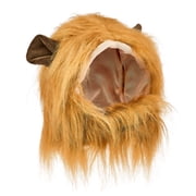 Vibrant Life Halloween Lion Mane Costume for Dogs & Cats, Brown, Extra Small/Small