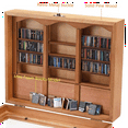 thumbnail image 6 of Relief Anxiety Bookshelf Wooden Bookshelf, Wood Gray, 6 of 10