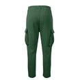 thumbnail image 6 of Cmtiyu Cargo Pants for Men, Casual Elastic Waist Drawstring Straight Leg Jogger Pants, Baggy Outdoor Work Pants with Multi Pockets, S-3XL, 6 of 8