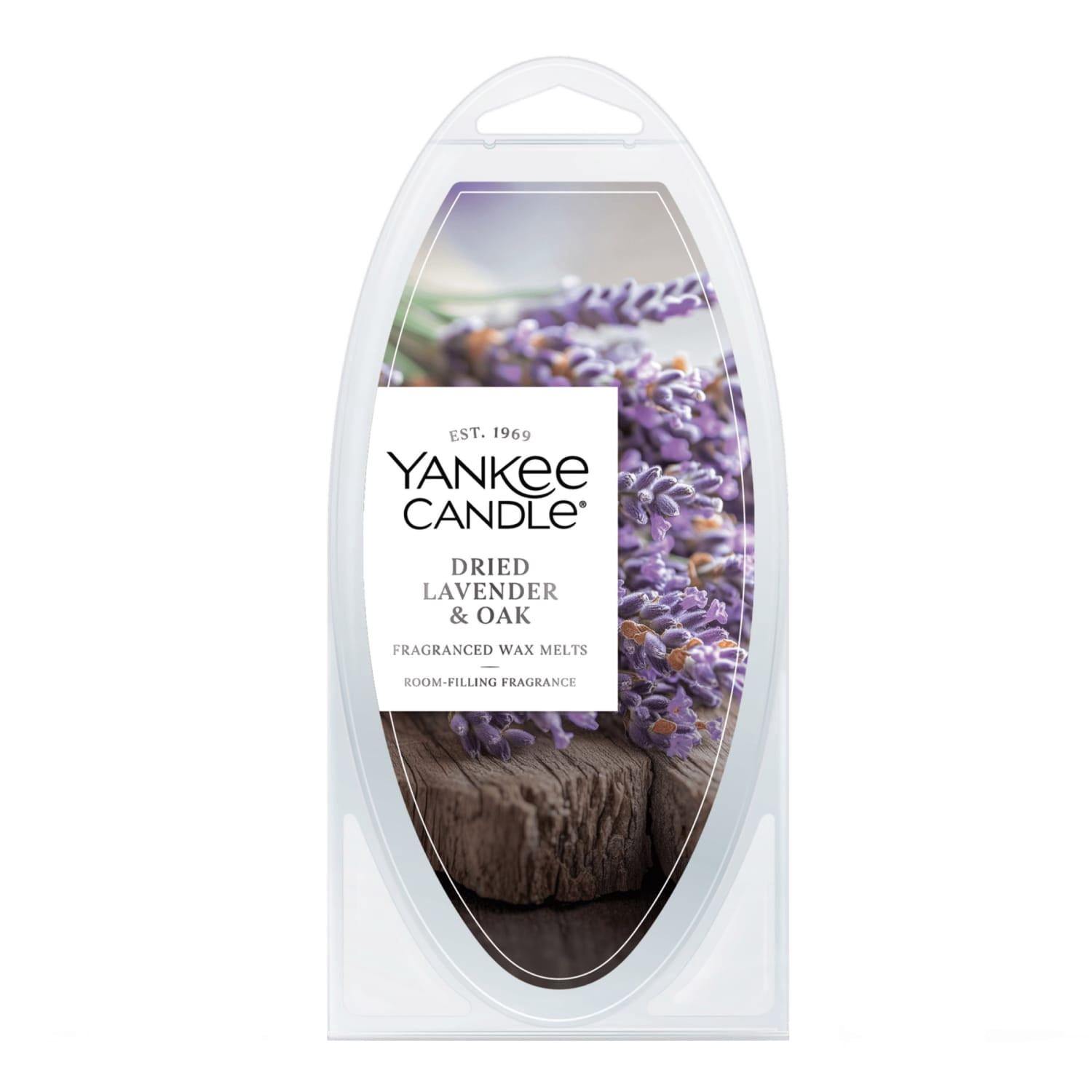 (2 pack) Yankee Candle Dried Lavender and Oak Fragranced Wax Melts, 1 Pack of 6, 2.6 oz