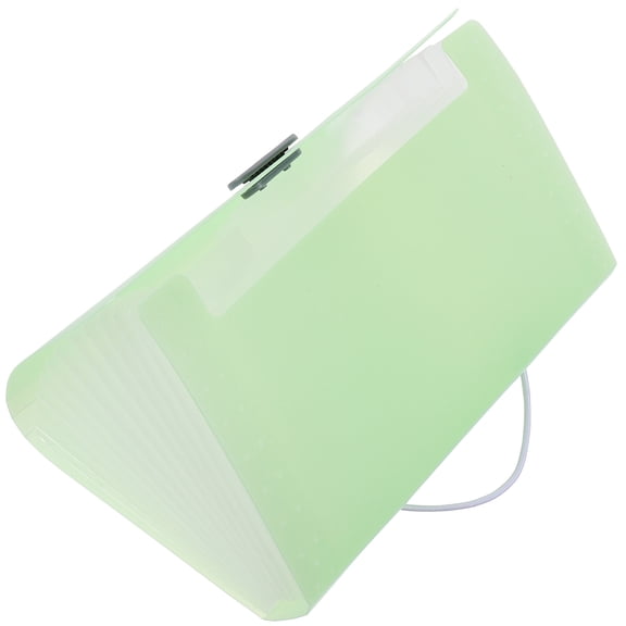 HEATSHAKING Large Capacity Light Green File Folder and Easy to Carry