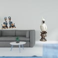 thumbnail image 2 of Figura de elefante,Figuras de elefantes,estatuas,adornos de animales,Escultura coleccionable para dormitorio,decoración del hogar,regalo.,Figura de escritorio,Figura de loro para, 2 of 8
