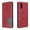 Red, variant on Dteck Case For Samsung Galaxy A51 4G (6.5 inch), Luxury Hybrid Folio PU Leather Wallet Case Card Slots Pocket Flip Stand TPU Protective Phone Cover ,Brown