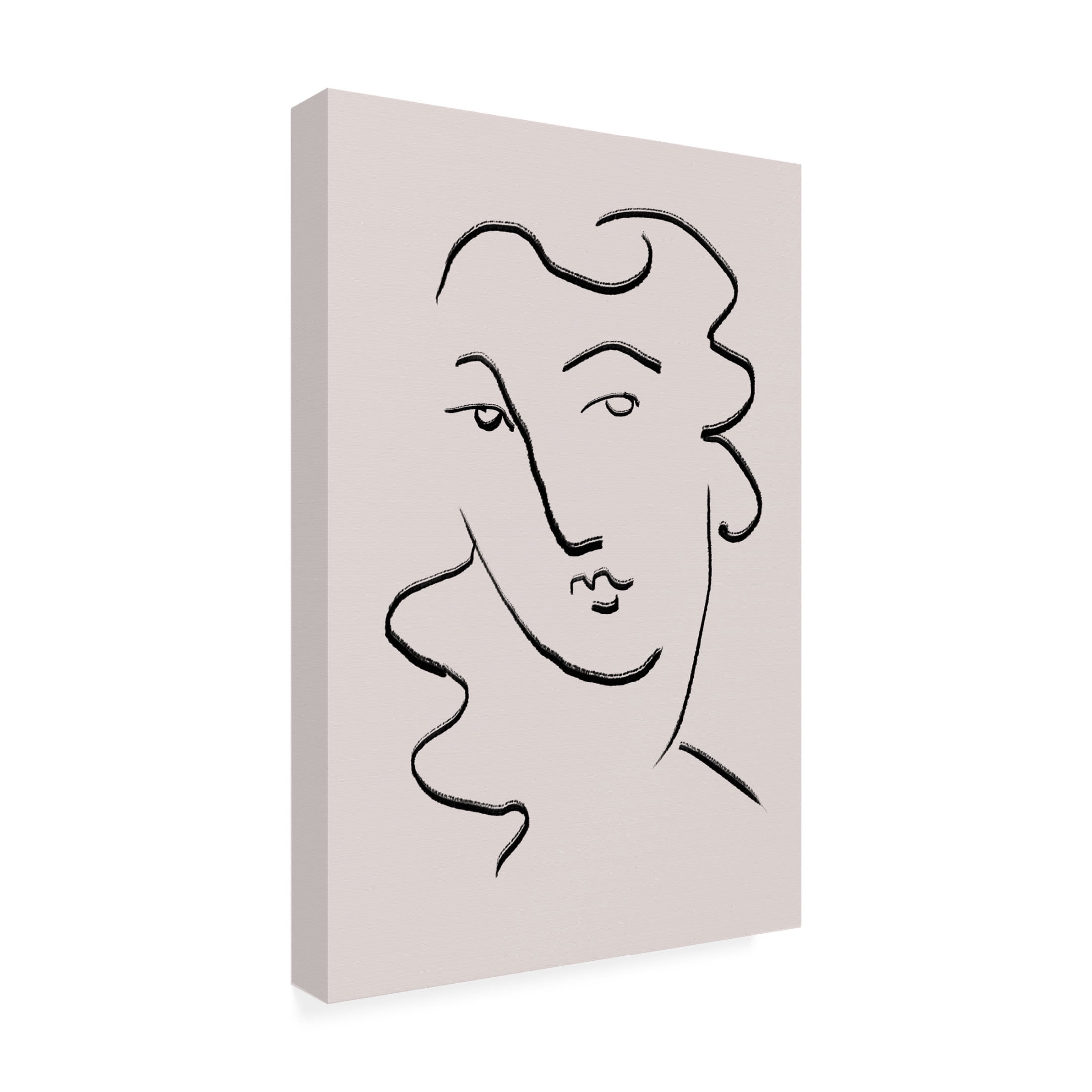 Canvas Wall Art - Pictufy Studio Ii 'Looking' Wall Art for Living Room, Bedroom, or Office Décor by Trademark Fine Art - 12 x 19 Inches