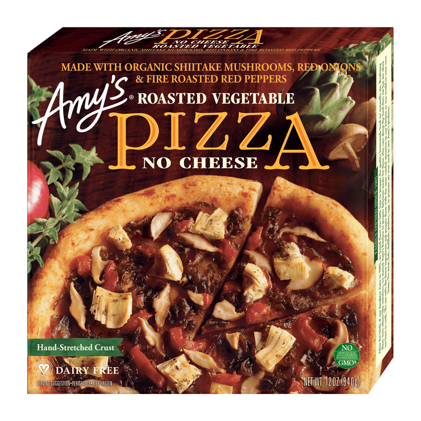 Amy's Vegan Roasted Vegetable Pizza - Full Size, 12oz Box (Frozen)