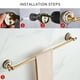 thumbnail image 4 of Juego de accesorios de baño MOGFCT Antique Bronze con toallero, 4 of 9