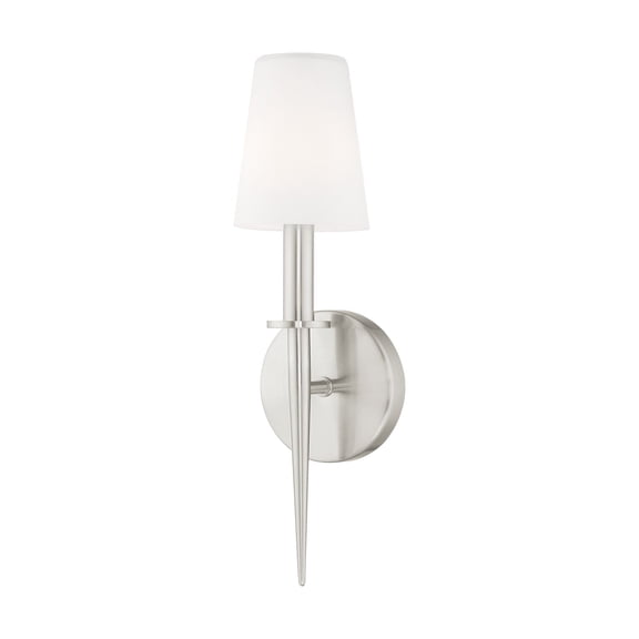 Livex Lighting Witten ADA Wall Sconce in Brushed Nickel