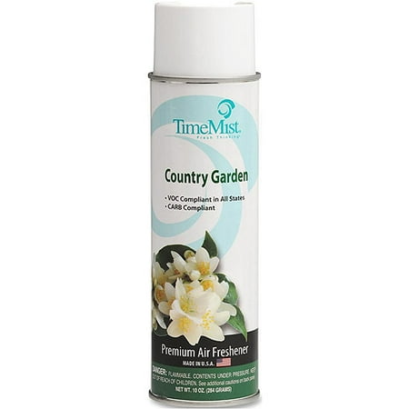 Waterbury Companies 1045312 Premium Hand-held Air Freshener, Country Garden, 10oz Aerosol, 12/carton