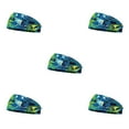 thumbnail image 3 of Sonducket Diademas de ganchillo Deportes Tie-dye Banda ancha para el sudor Estampado antideslizante Mujeres Hombres para deportes Yoga Correr Tipo Type2 NO2, 3 of 6