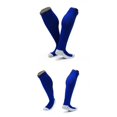 thumbnail image 2 of Lian LifeStyle Men's 1 Pair Exceptional Knee High Sports Socks For Soccer, Softball, Basketball and Many Other Sports Size 6-9 XL0020-02(Navy Blue), 2 of 2