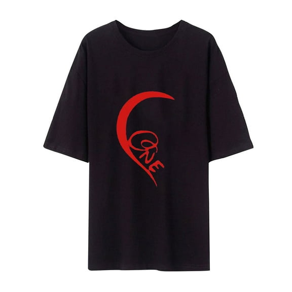 Tbopshirt Mens Tops Men Round Neck Temperament Casual Short Sleeves T-shirt Casual Loose Top