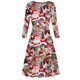 thumbnail image 1 of ICHUANYI Clearance And Winter Women Causal Christmas Printing Long Sleeve Loose Dress(Gray, XXL) ICHUANYI WER2023081503379, 1 of 3