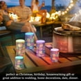 thumbnail image 4 of Yayeee Flameless Candles with Remote Flickering Battery Operated Multi Color Changing, Purple Jar, 4 of 7