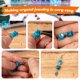 thumbnail image 4 of Juego De Fabricación De Joyas, 24 Cuentas De Piedras Preciosas Naturales De Colores, Cuentas De Piedra De 5-7 Mm, 1073 Piezas De Anillos, Juego De Bricolaje Para Joyería, Collar, Pulsera, Pendiente, 4 of 6