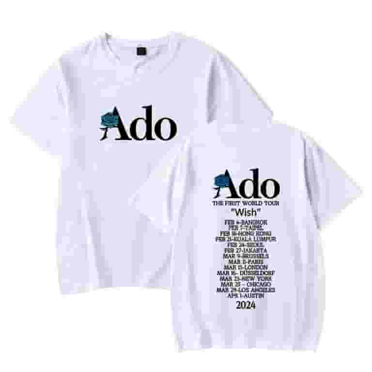 Ado wish world tour ライブTシャツ Ado wish world tour ライブTシャツ