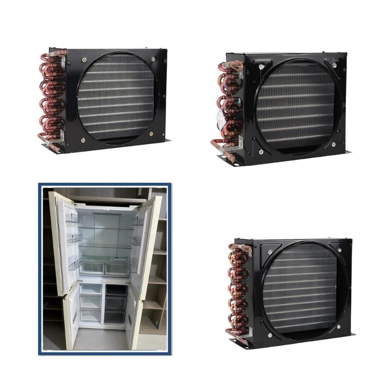 CEORPER Heavy Duty Freezer Refrigerator Condenser Small Copper Tube Aluminum Fin