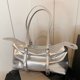 thumbnail image 3 of Bolso de mano de PU para mujer bolso de mano sencillo bolso de mano elegante para viajes al aire libre, 3 of 9