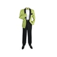 thumbnail image 3 of Manzini Insomnia blazer Stage Performer Formal Jacket Lace Design MZN116 Yellow, 3 of 11