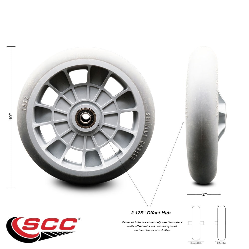 Service Caster Brand Replacement Wheels for Magliner Wheels 111075 111070 101030
