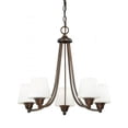 thumbnail image 1 of Calais 5L Chandelier - Venetian Bronze, 1 of 1