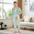 thumbnail image 3 of 1 Piece Adult Onesie Pajamas Cozy & Loose-Fit Sleepsuit Loungewear with Pockets Cute Capybara and Daisies Medium, 3 of 7