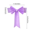 thumbnail image 3 of HomeKingdee Chair Bow Sash Decor Bows,Chair Back Decor - Polyester Ribbon Sash for Wedding Banquet Home Hotel Restaurant Holiday Decoration, 3 of 6