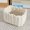 WHITE, variant on 1 woven rope storage basket - a natural jute storage box suitable for bathrooms, desks, or picnics, bathroom storage item