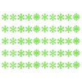 thumbnail image 2 of Gwong Decoración hogareña 50 unids / set Vinilo de pared luminoso fácil de quitar plástico color brillante brillante copo de nieve pegatina para el hogar Gwong 21083687, 2 of 6