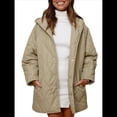 thumbnail image 3 of Chaqueta Larga con Capucha y Acolchado de Rombos para Mujer, Abrigo de Invierno de Moda, Holgado y de Gran Tamaño, Chaquetas Cálidas de Larga. Verde L, 3 of 8